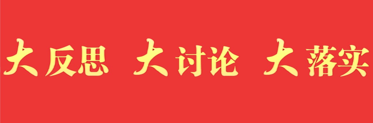 大反思大讨论大落实